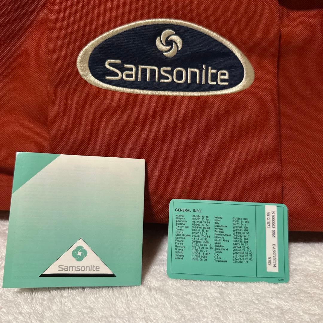 Samsoniteの旅行カバン(キャスター付き)