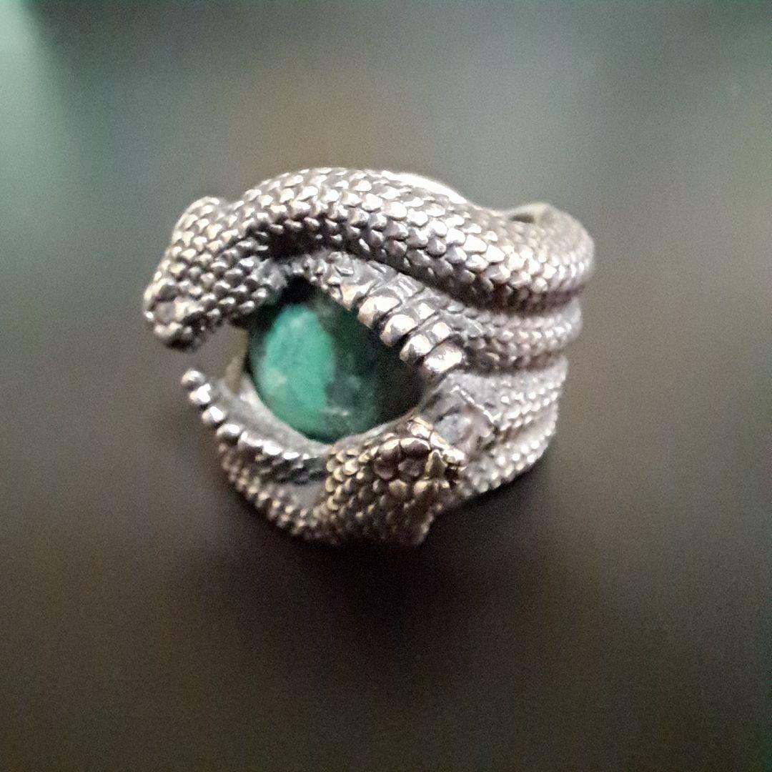 現役店員シルバー　925 Sterling リング　指輪　蛇　スネーク9号