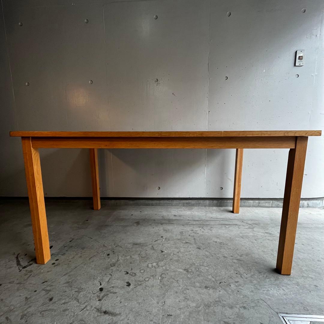 Sally★無印 無垢材ダイニングテーブル・オーク材・幅１４０ｃｍ