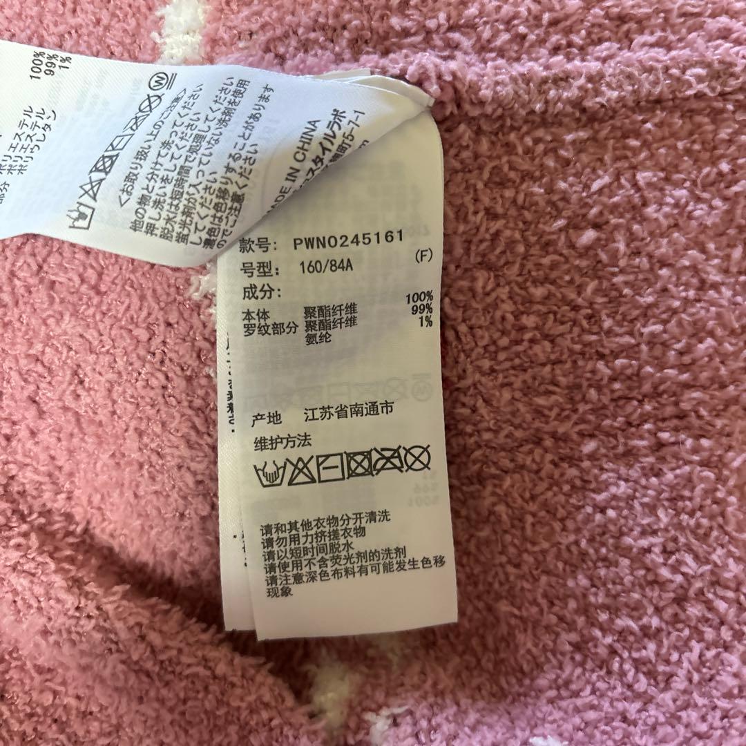 ジェラートピケ　限定　ホリデー　ノルディックワンピース　ピンク