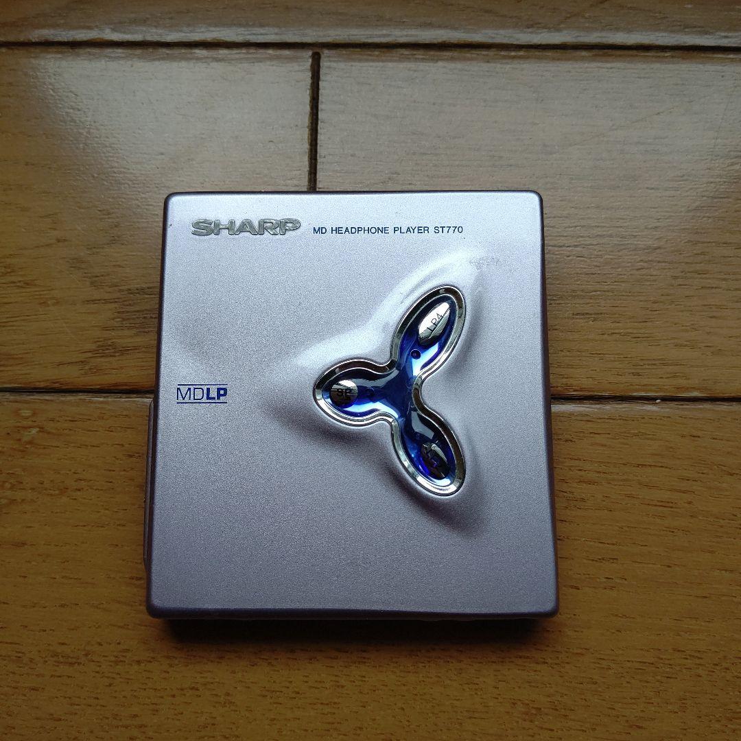 SHARP MDヘッドホンプレーヤー MD-ST770-P