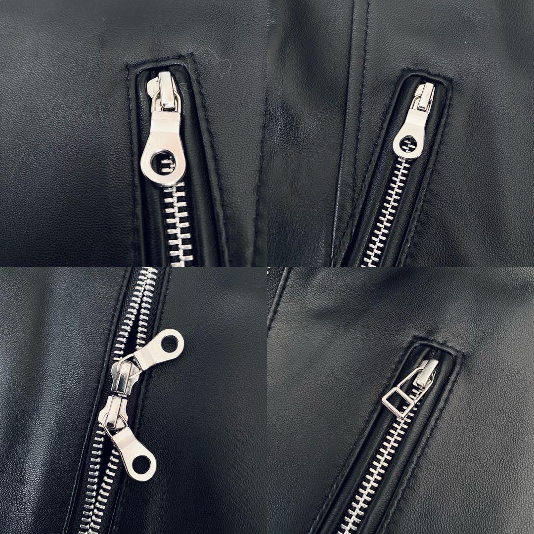 RATTLE TRAP【美品】レザー シングル ライダースジャケット XL