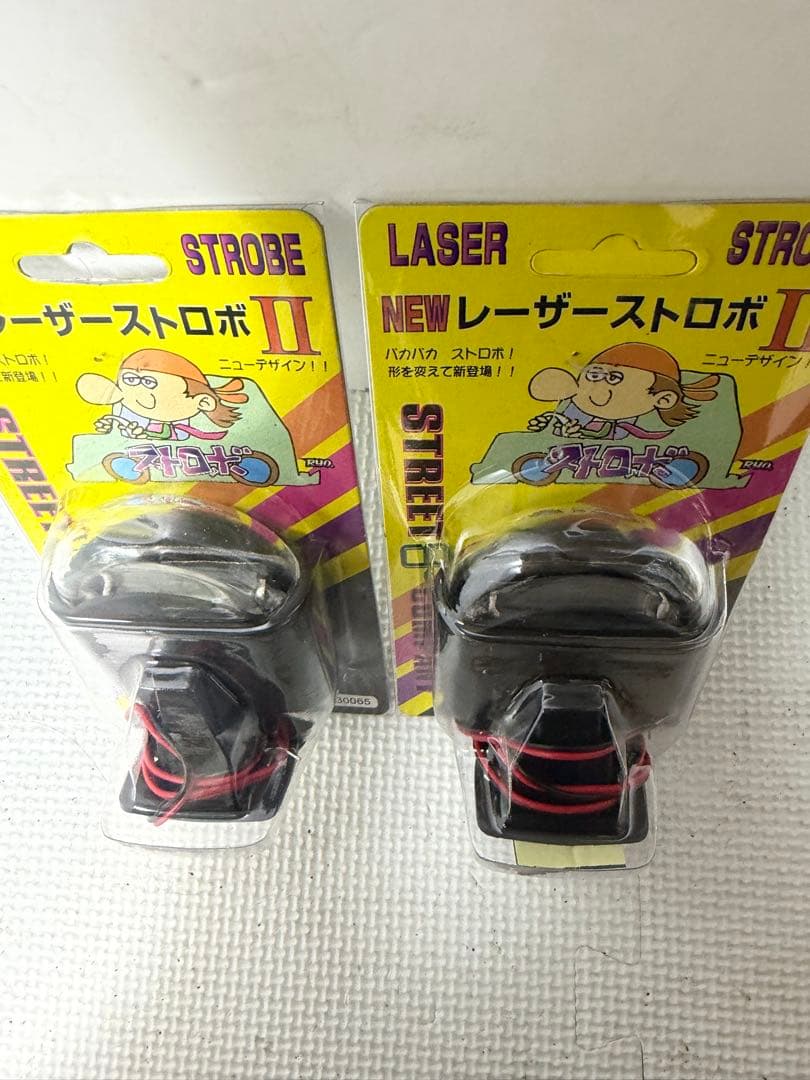 当時物レーザーストロボⅡクリアー3個検索AF18ディオ/旧dio/クレタク/