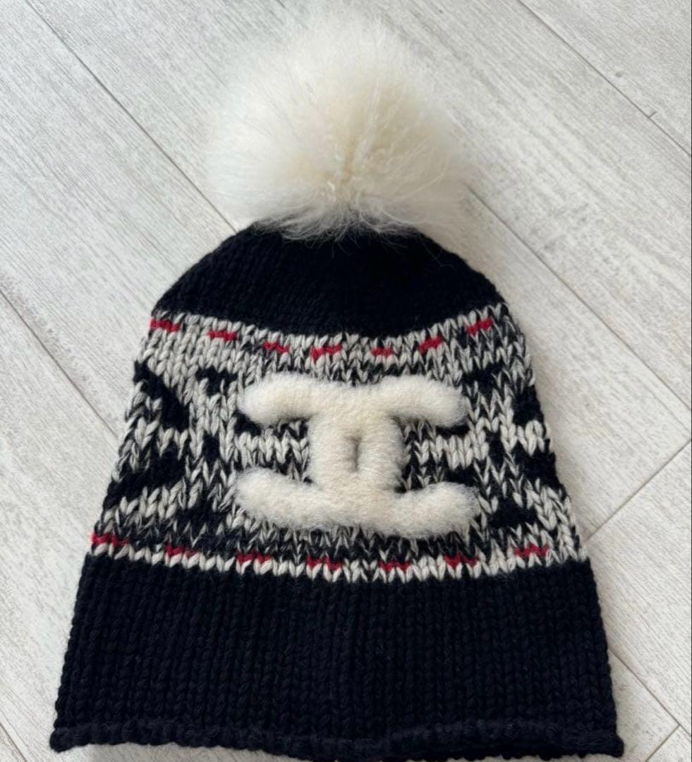CHANEL ニット帽 レディース