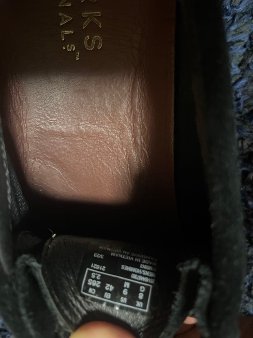 靴 clarks wallabee GORE-TEX