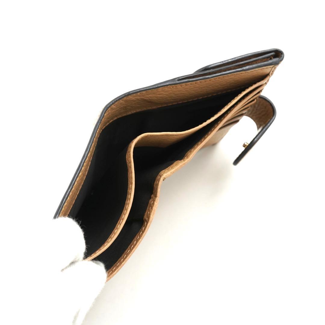 ✨未使用に近い✨　GUCCI ミニ財布　インターロッキング　GGロゴ　二つ折り