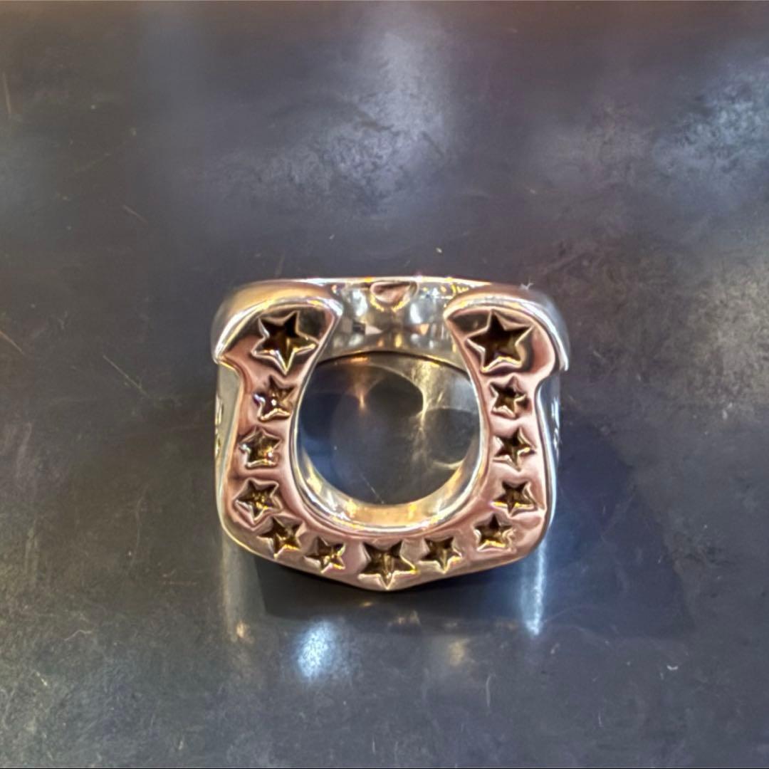 SILVER925 HORSESHOE DESIGN BIG RING/リング