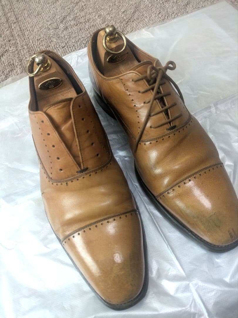 【激安3足まとめ売り】Crockett&Jones×2足/スコッチグレインx1足