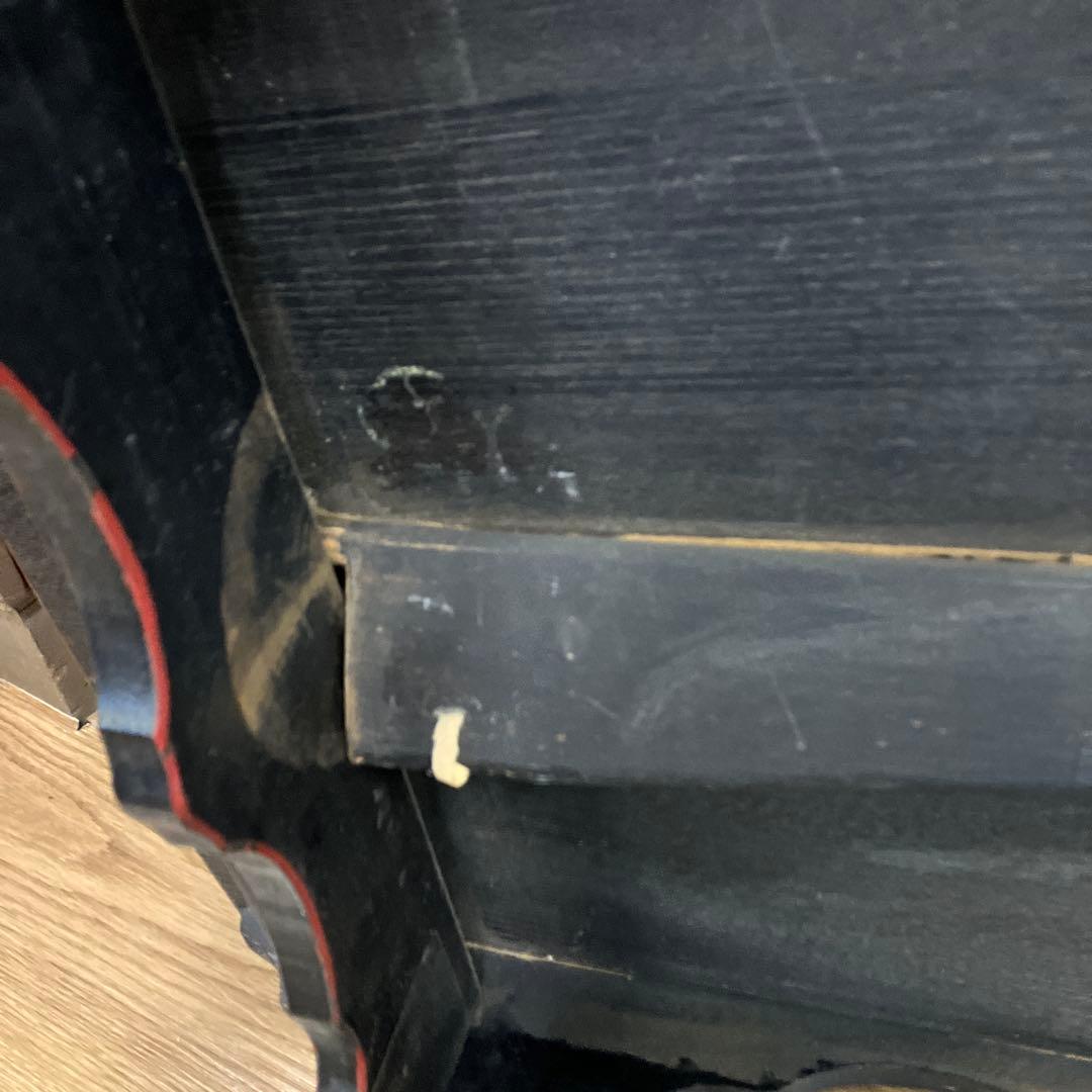 B-2 アンティーク 文机 折りたたみ 座卓 木製 経年変化 ローテーブル 家具