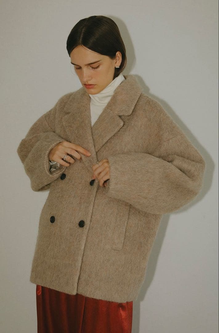 【新品・未使用】MANOF シャギー shaggy cocoon coat