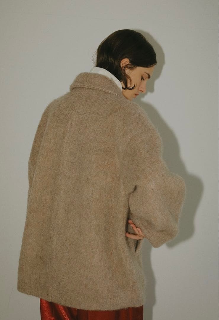 【新品・未使用】MANOF シャギー shaggy cocoon coat