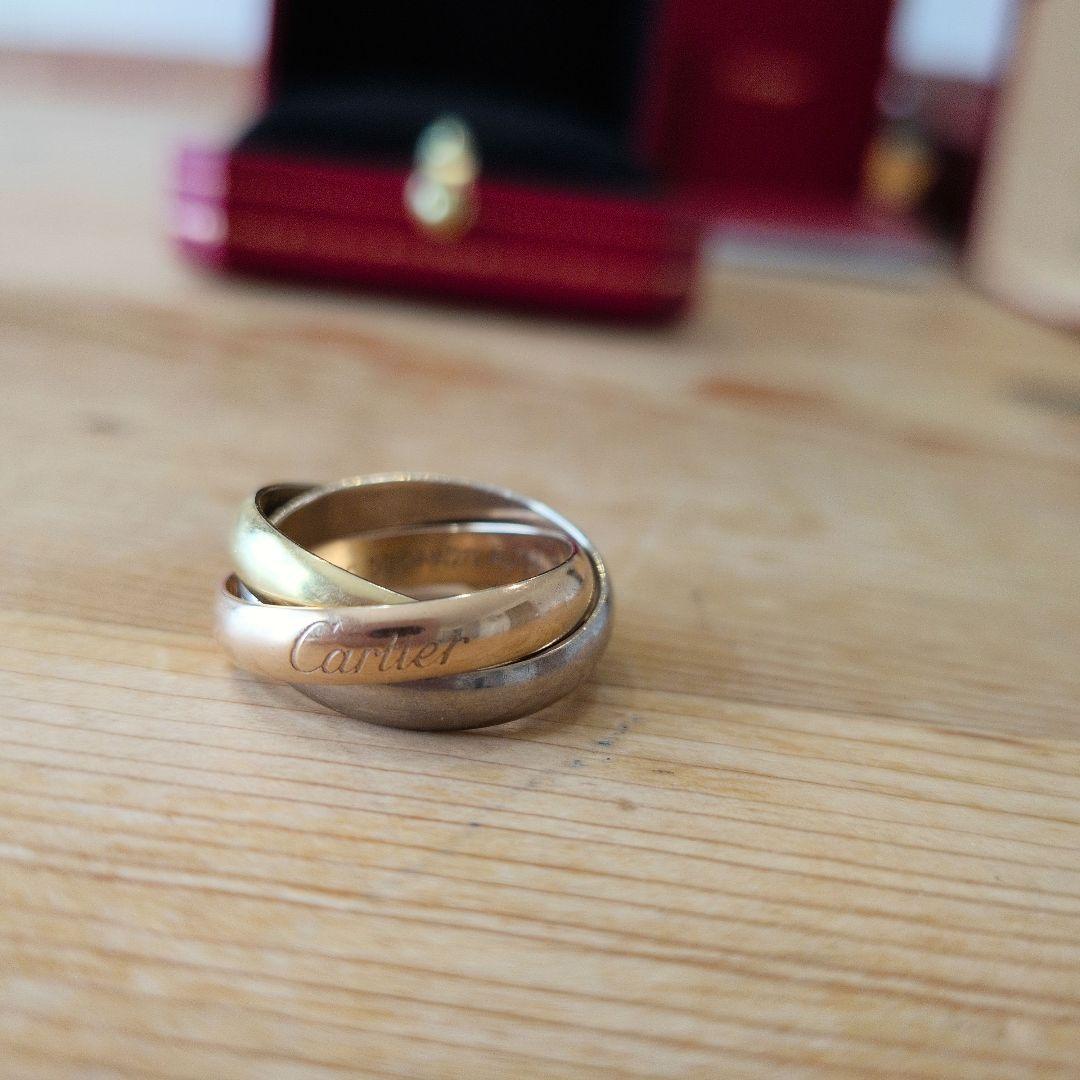 ま*め様 Cartier Au750 リング サイズ50 OAW272