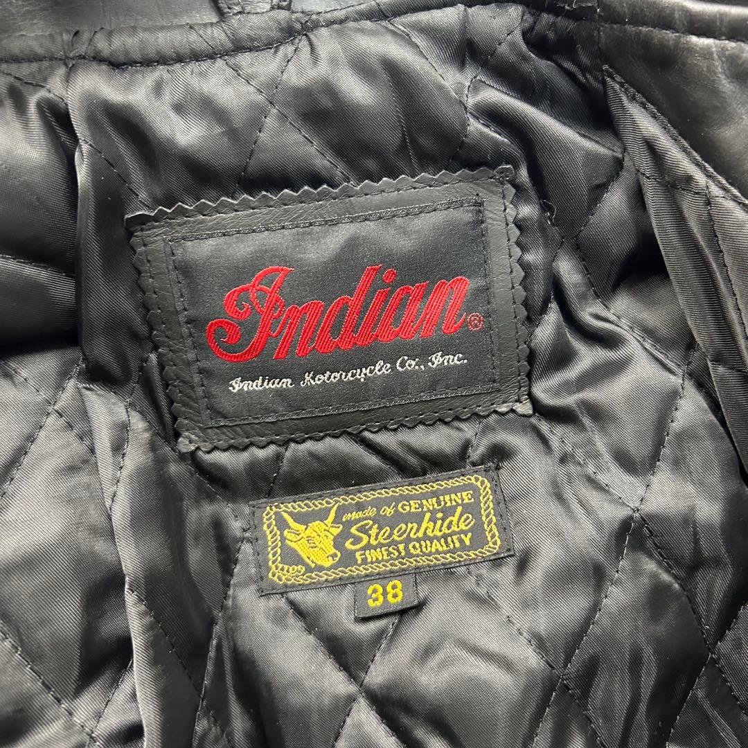 Indian インディアン シングルライダース レザー ステアハイド 38 韓国
