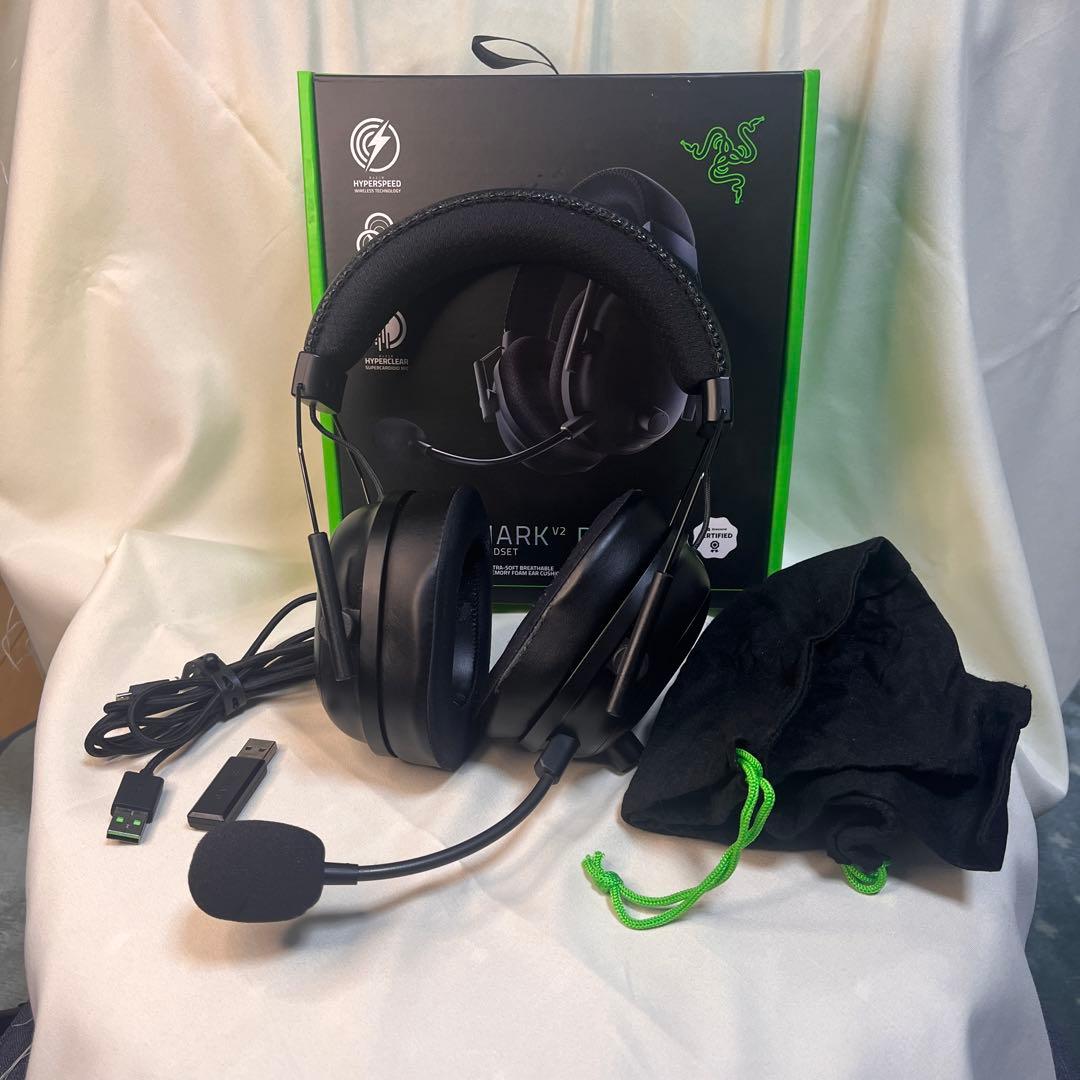 Razer BlackShark V2 Pro ワイヤレスヘッドセット ワケあり