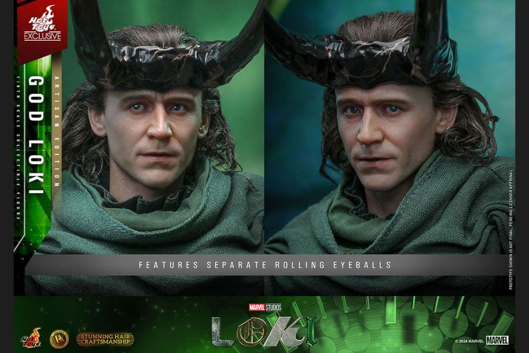ホットトイズ DX アルチザン『ロキ』1/6スケール ゴッド・ロキ 植毛ver