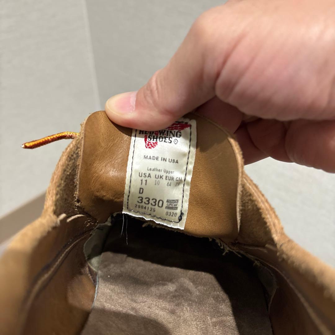 レッドウィング　ブラウン スエード モカシン