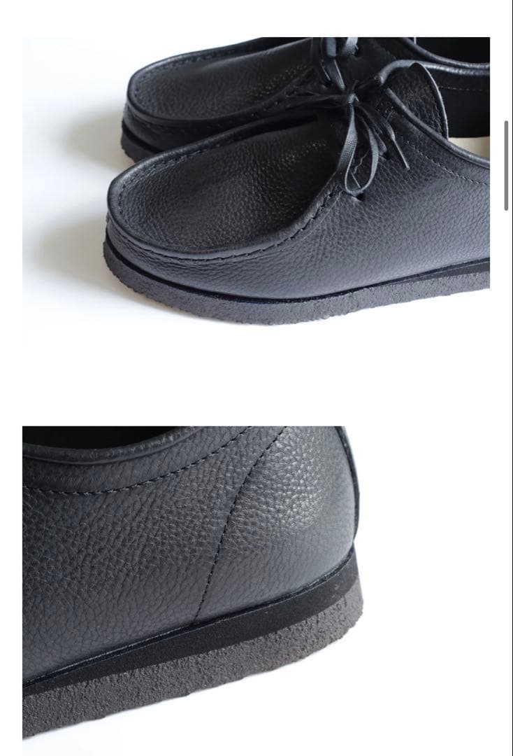 極美品　スティルバイハンド　シボ革　チロリアンシューズ　ブラック黒