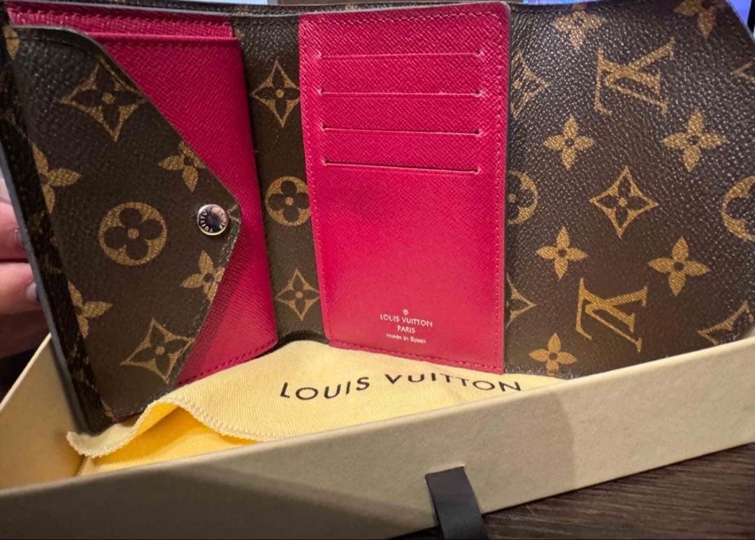 LOUIS VUITTON ルイヴィトン ポルトフォイユ マリールー 三つ折財布