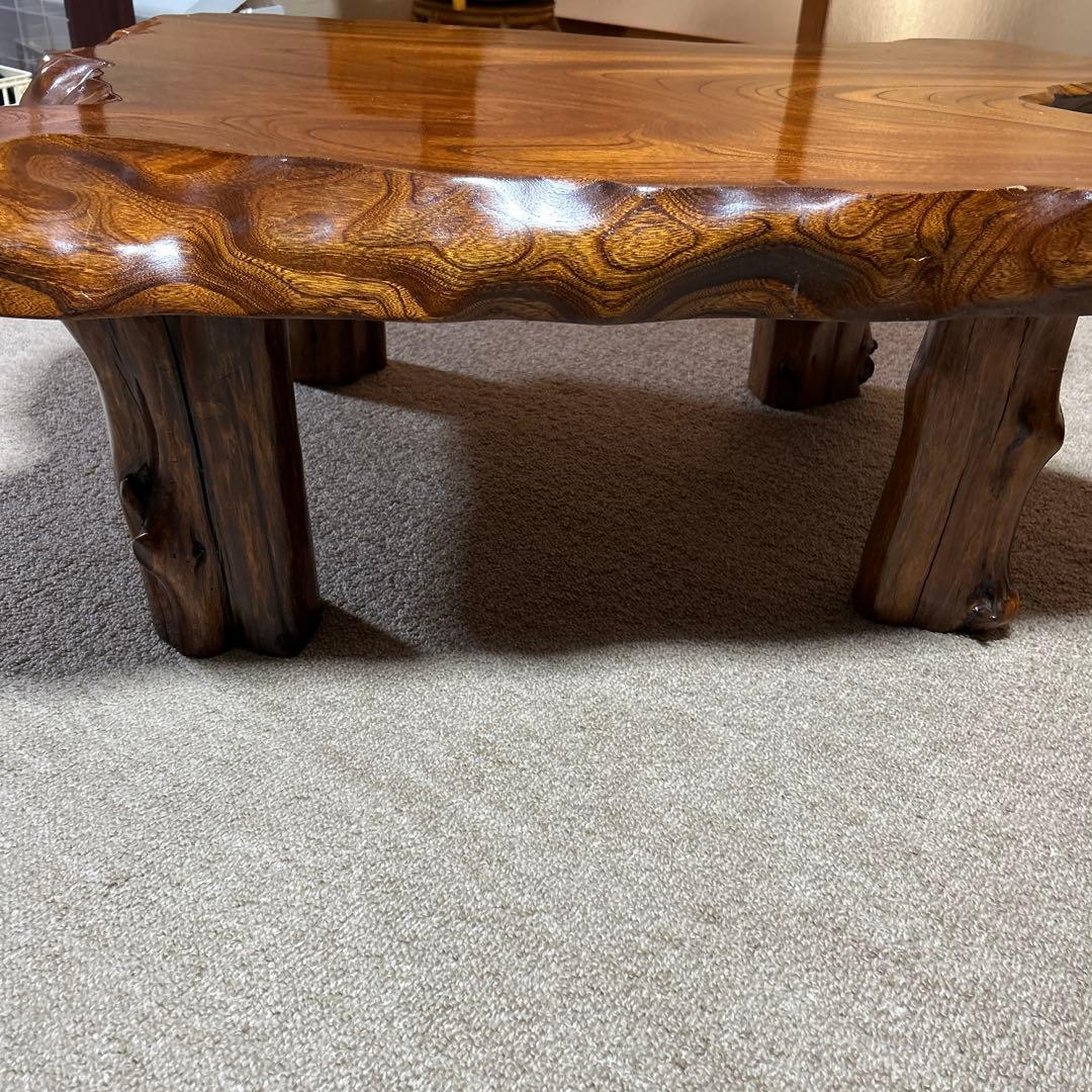 木製座卓 自然な木目