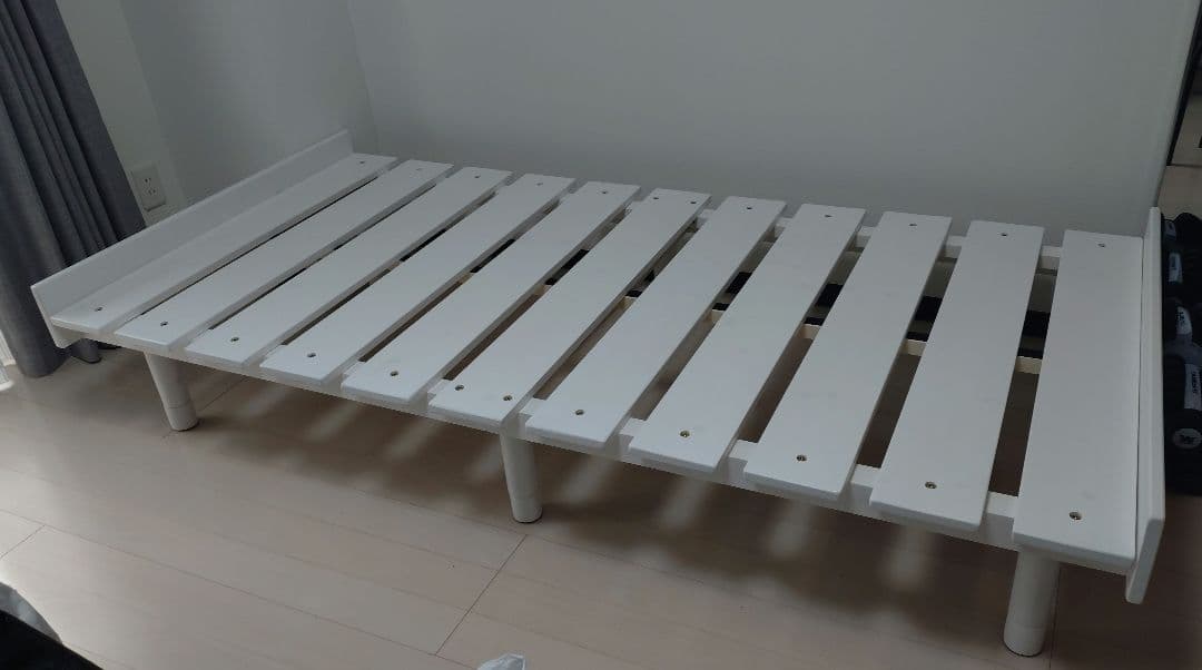 マーヴィン　すのこベッド　シングル　ホワイト