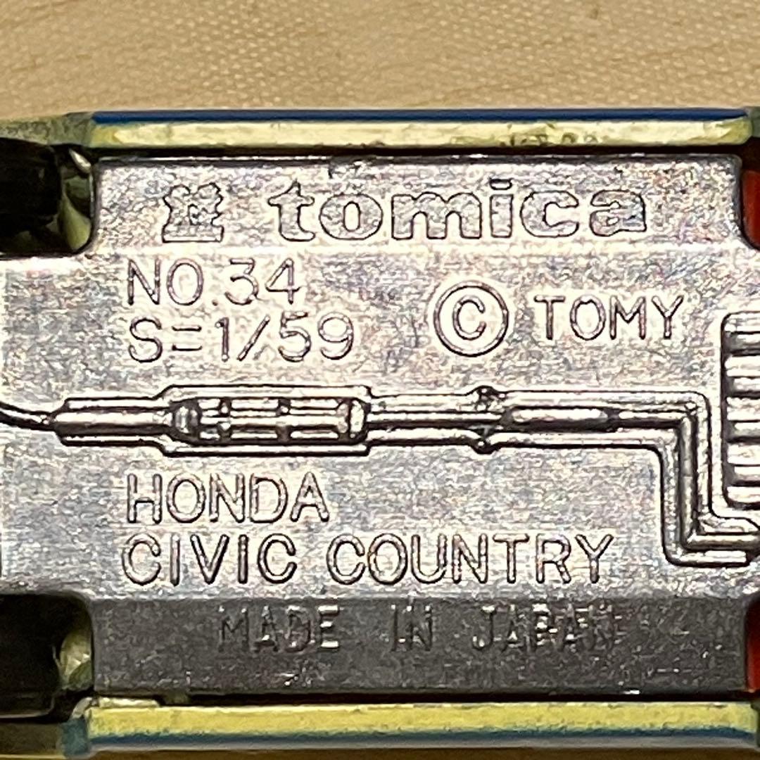 トミカ ホンダ シビック カントリー 東京ガス No.34 1/59