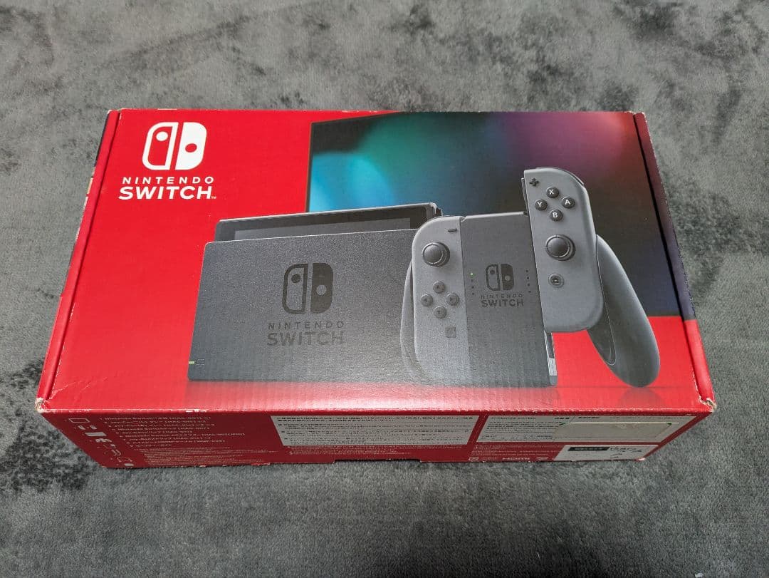 Nintendo switch 本体 グレー バッテリー強化版