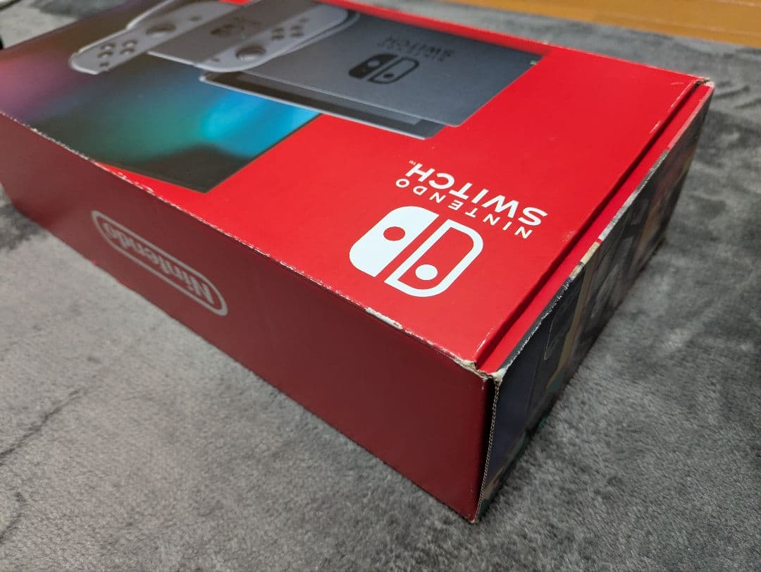 Nintendo switch 本体 グレー バッテリー強化版