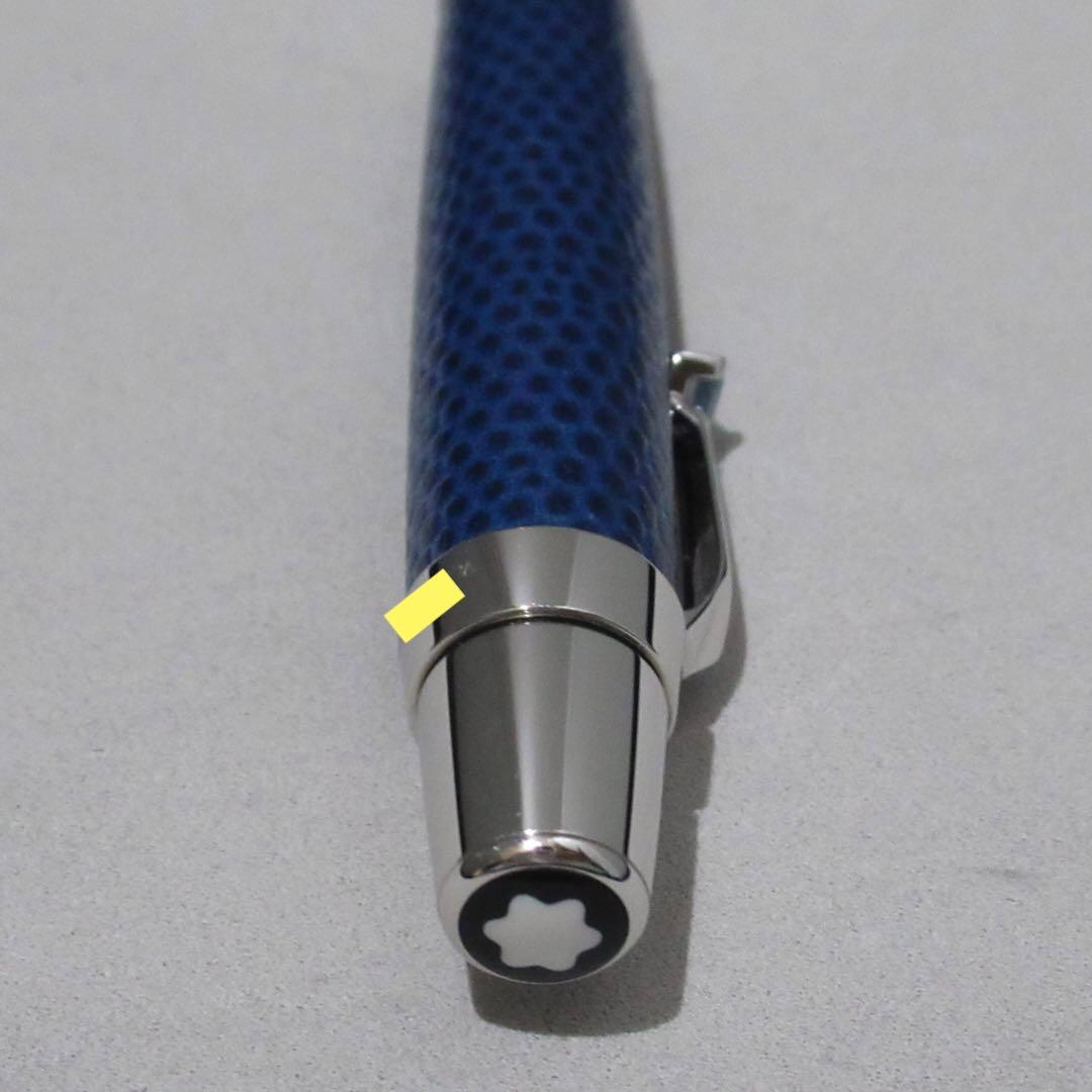 モンブラン ボールペン ボエム シャークスキン ブルー