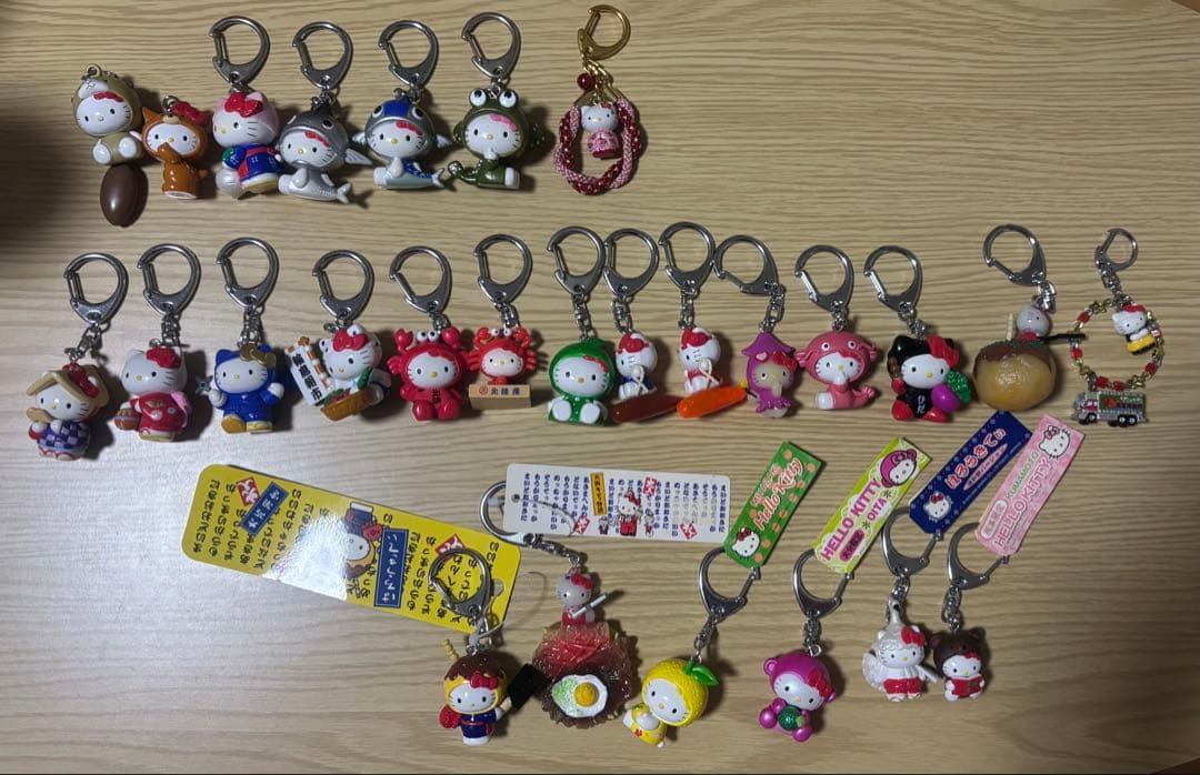 ご当地キティ キーホルダー ストラップ①