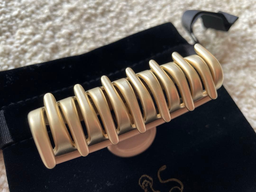 アレクサドルドゥパリ　ヴァンドーム1連クリップ　M ベージュ