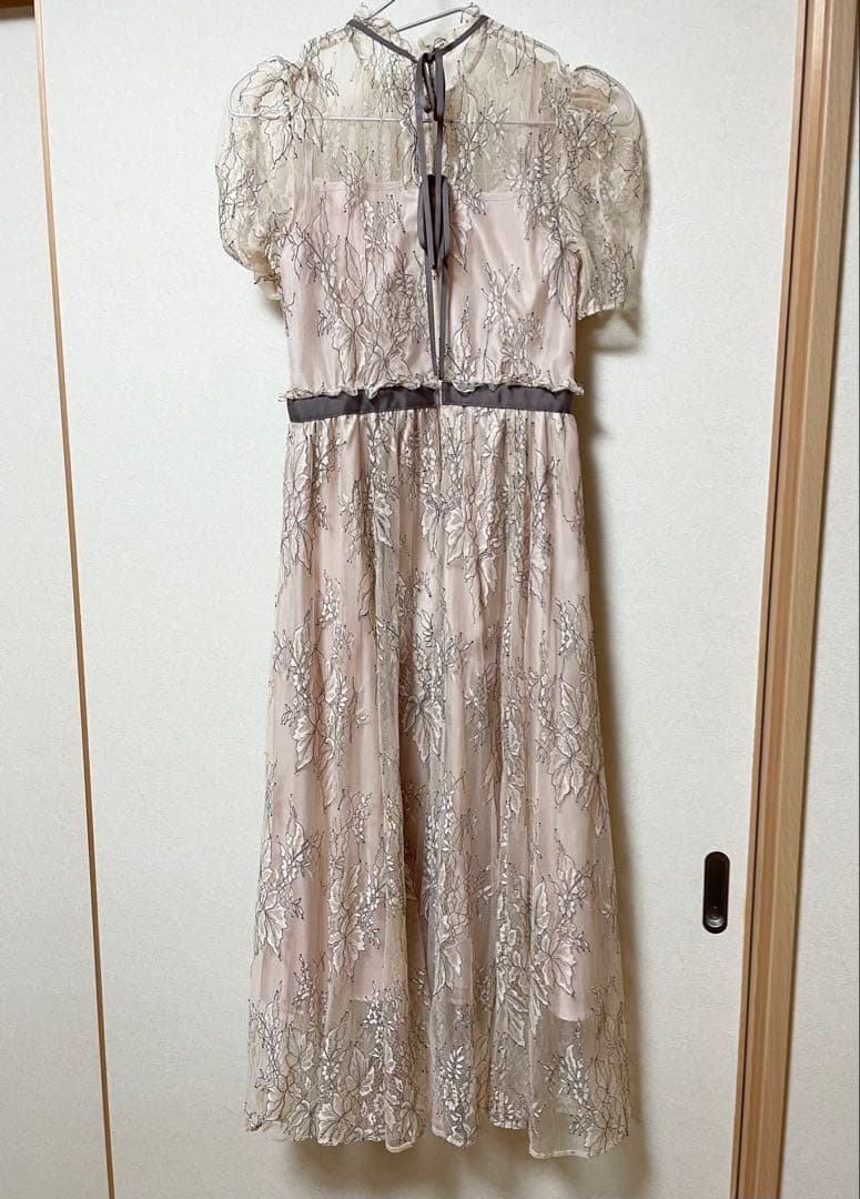 JILL by JILL STUART バイカラーレースドレス