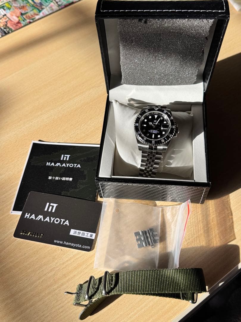HAMAYOTA 自動巻き腕時計 21ジュエル