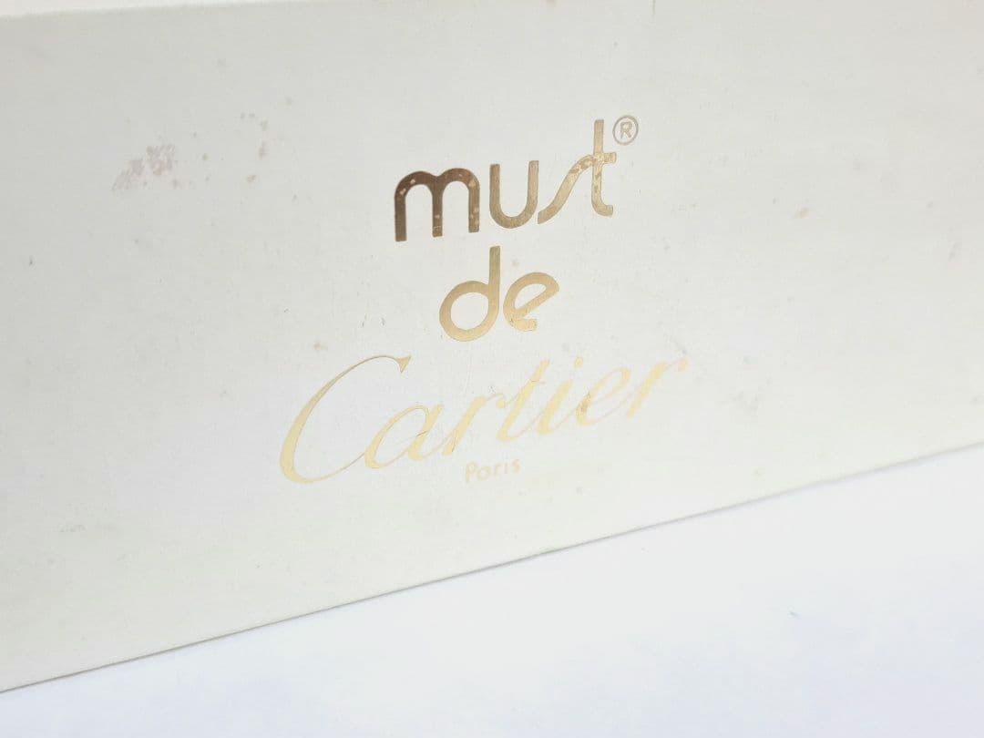 美品　Cartier　マスト・ドゥ・カルティエ　ボールペン　トリニティ　ゴドロン
