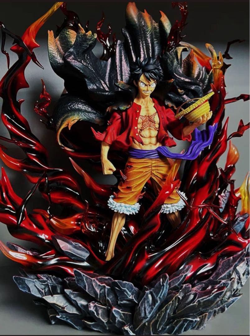 ワンピース ルフィ【覇王色覇気】 ガレージキット フィギュア POP1/8サイズ