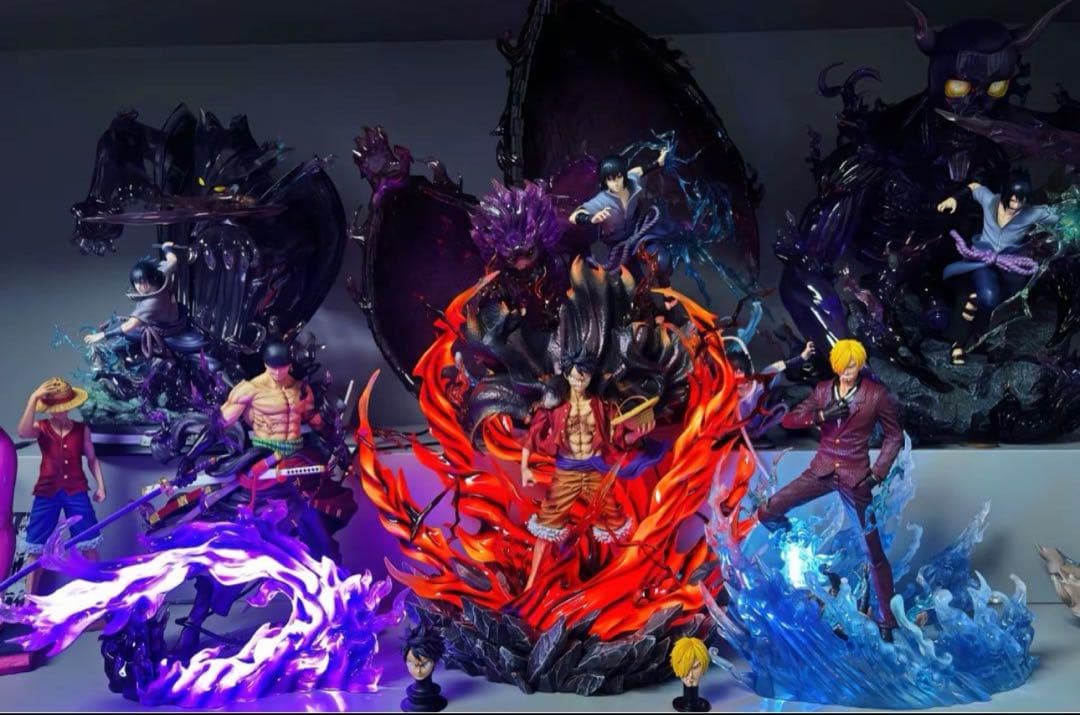 ワンピース ルフィ【覇王色覇気】 ガレージキット フィギュア POP1/8サイズ