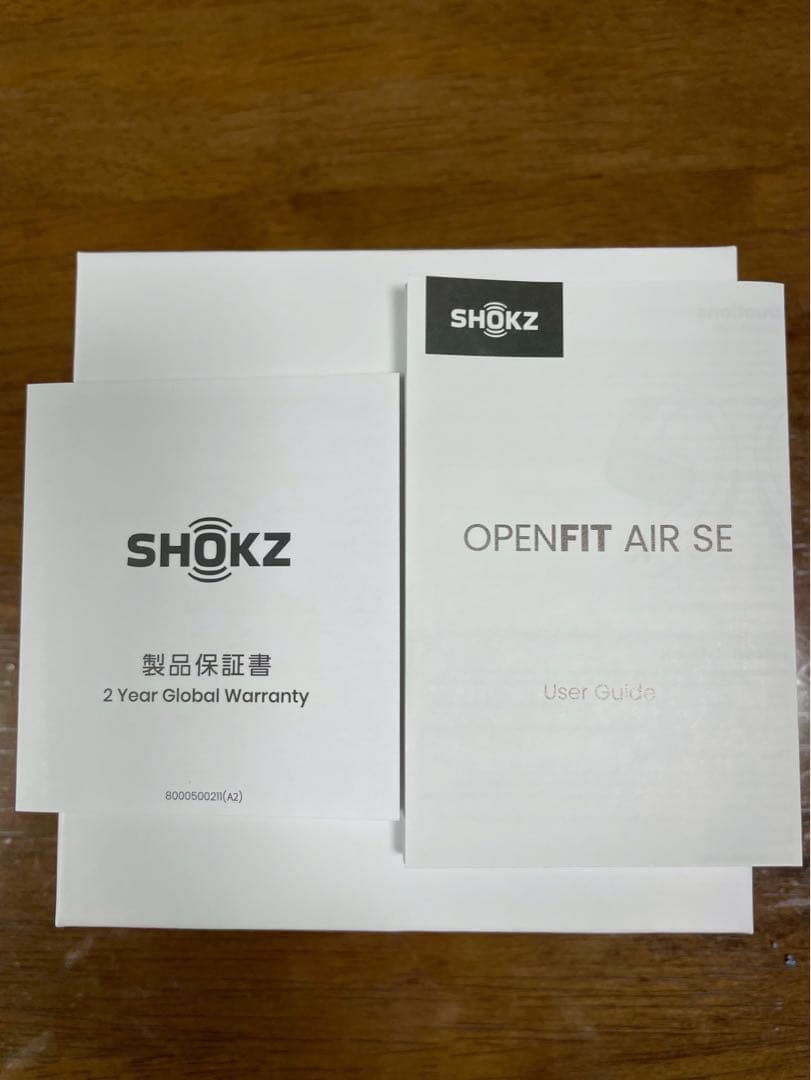 SHOKZ OPENFIT AIR SE BLACK 骨伝導イヤホン