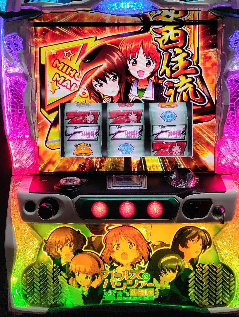 【送料無料】劇場版ガールズ＆パンツァー！スロット！パチスロ実機！不要機