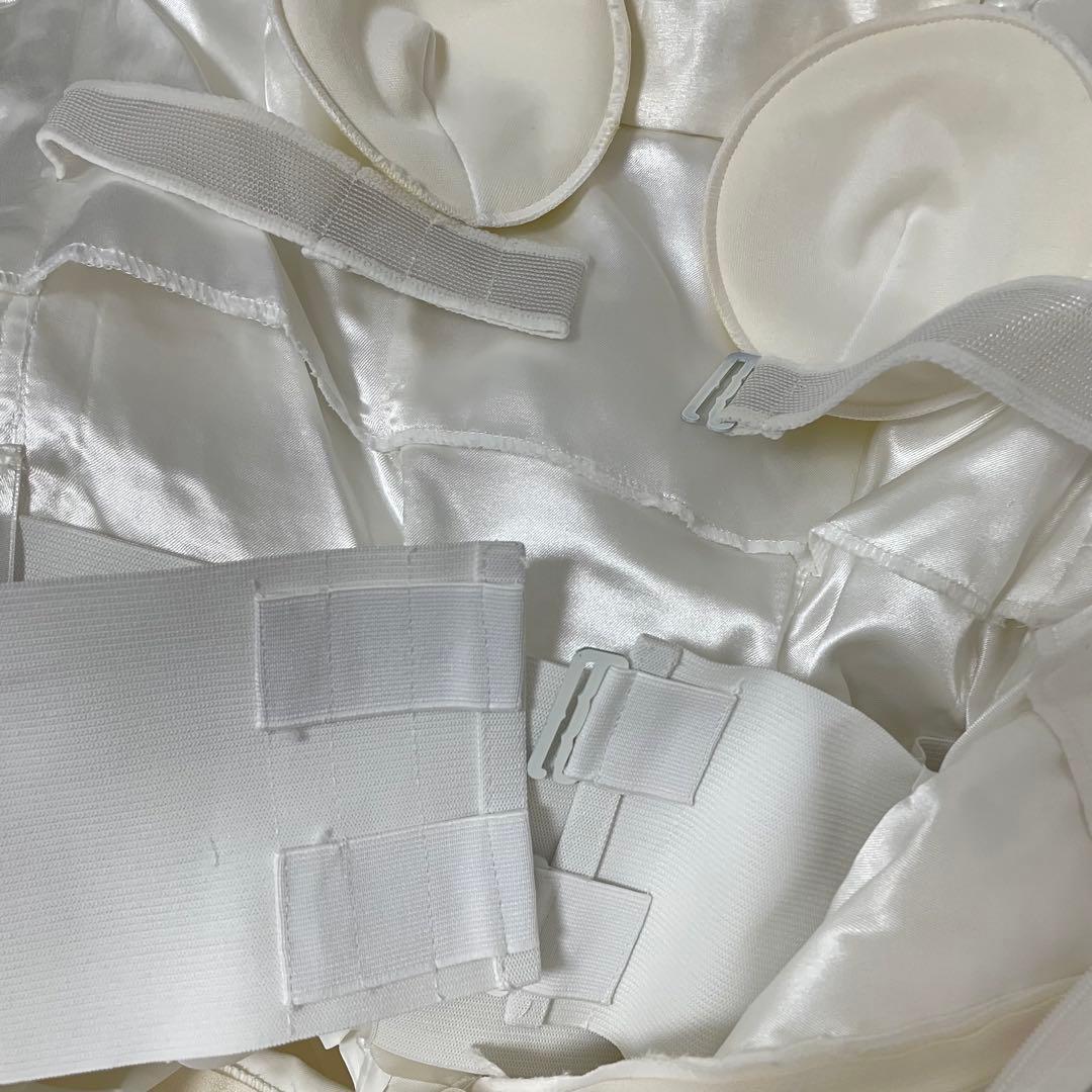 ウェディングドレス　取り外し可能ロールカラー付き　フルオーダー　着用1日限り