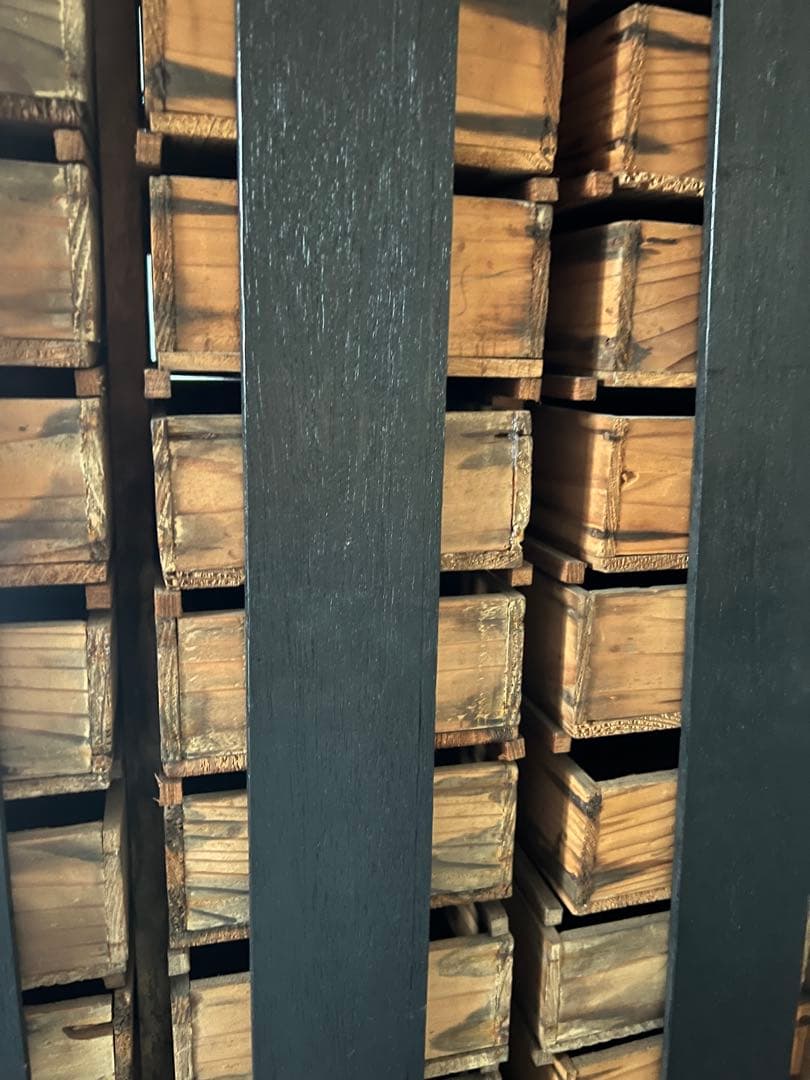 ペ*ス様 アンティーク木製引き出しタンス