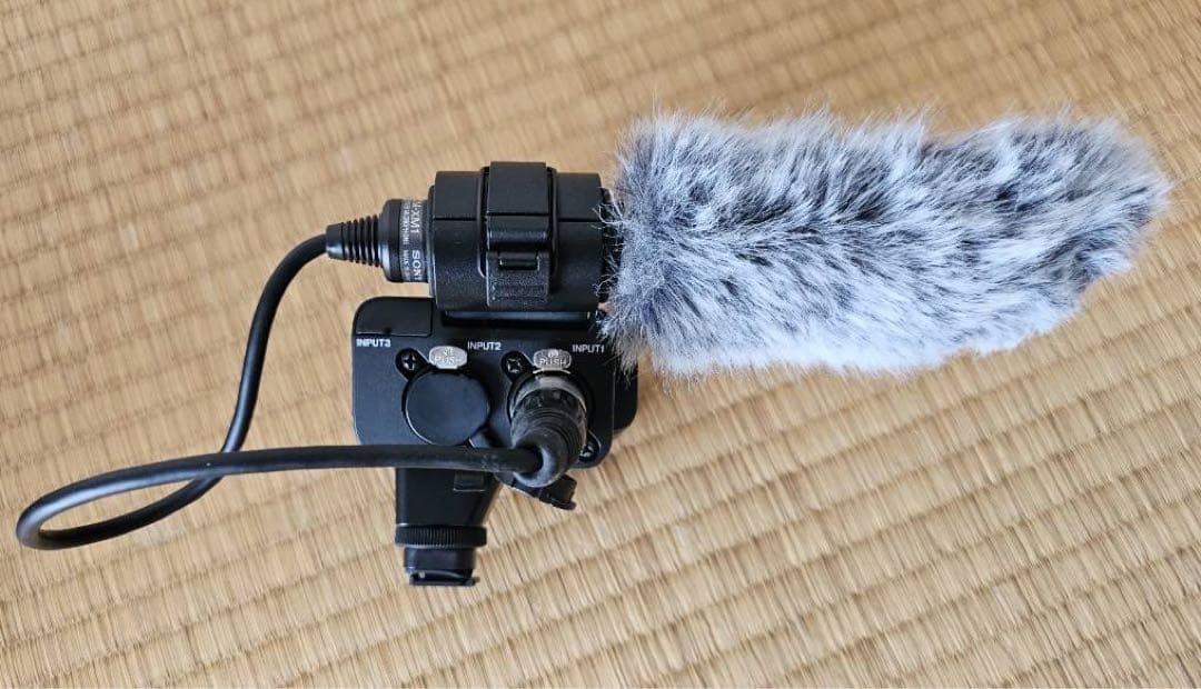 SONYカメラ用マイクXLRアダプターキットウインドスクリーン付属XLR-K3M