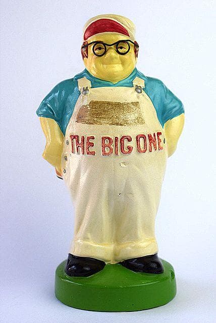 1970’s THE BIG ONE ビンテージ 貯金箱 陶器製 JAPAN製