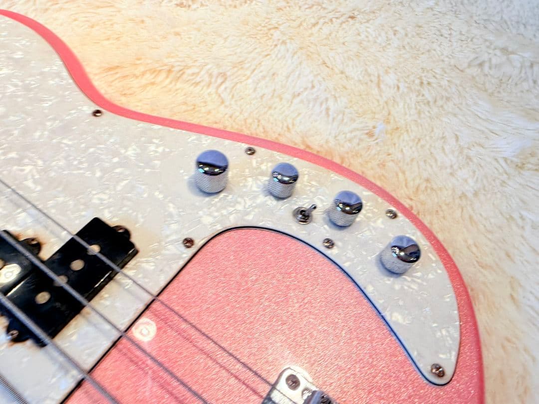 Elioth エリオス　エレキベース　P303 PJ アクティブ ピンク