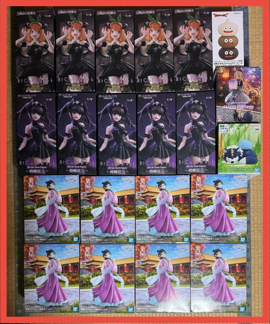 21点フィギュア まとめ売り 薬屋のひとりごと 猫猫 中野四葉 時崎狂三 美少女