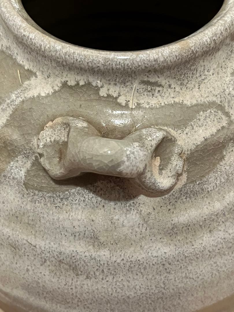 七代  岡田仙舟  萩焼　花瓶