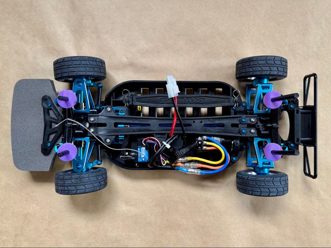 カ*リ様 タミヤ TT-01 M.BアクトロスMP4 オプションパーツ多数付フル