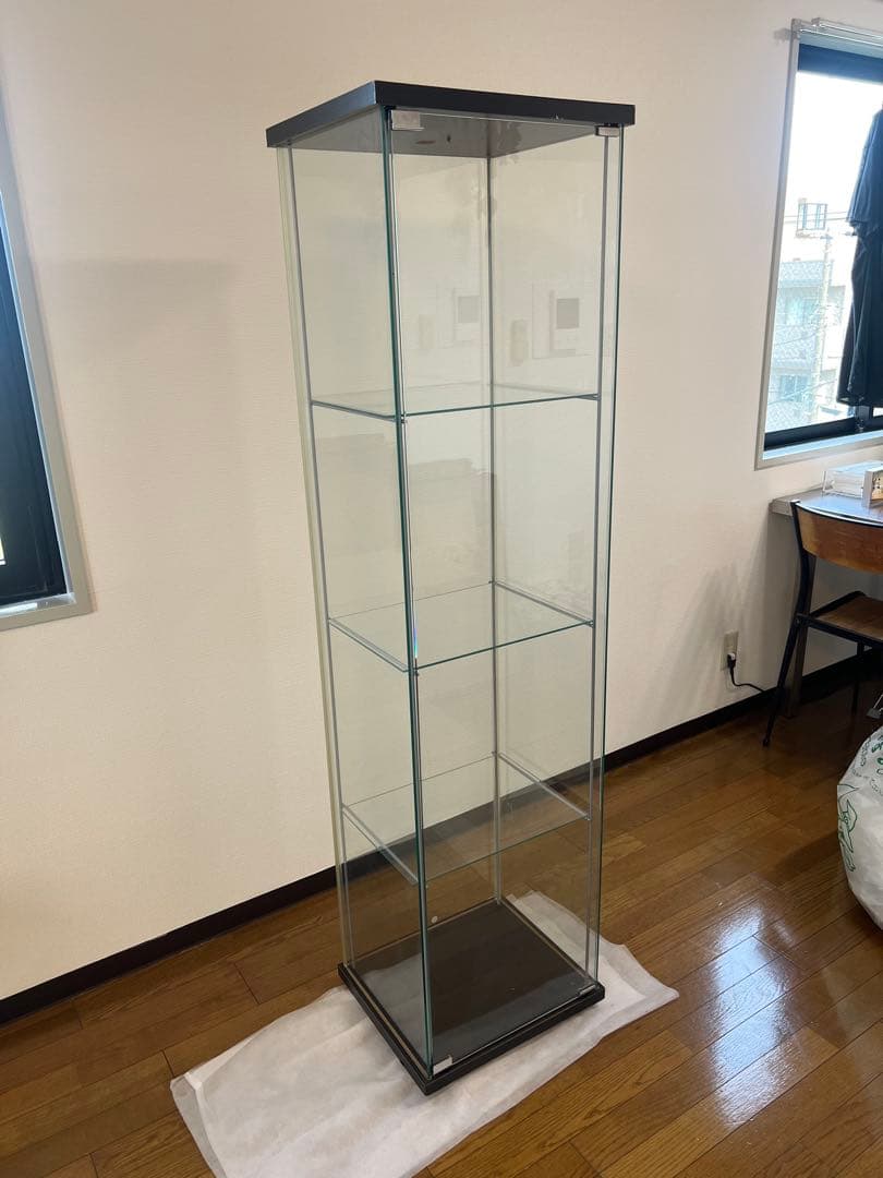 【はるあおshop様】IKEA デトルフ　ガラスケース　【市川市引取限定】