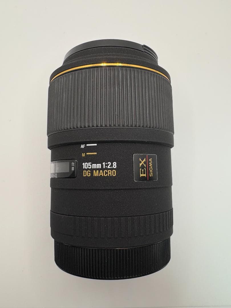23外観美品　SIGMA 105mm F2.8EX DG MACRO CANON