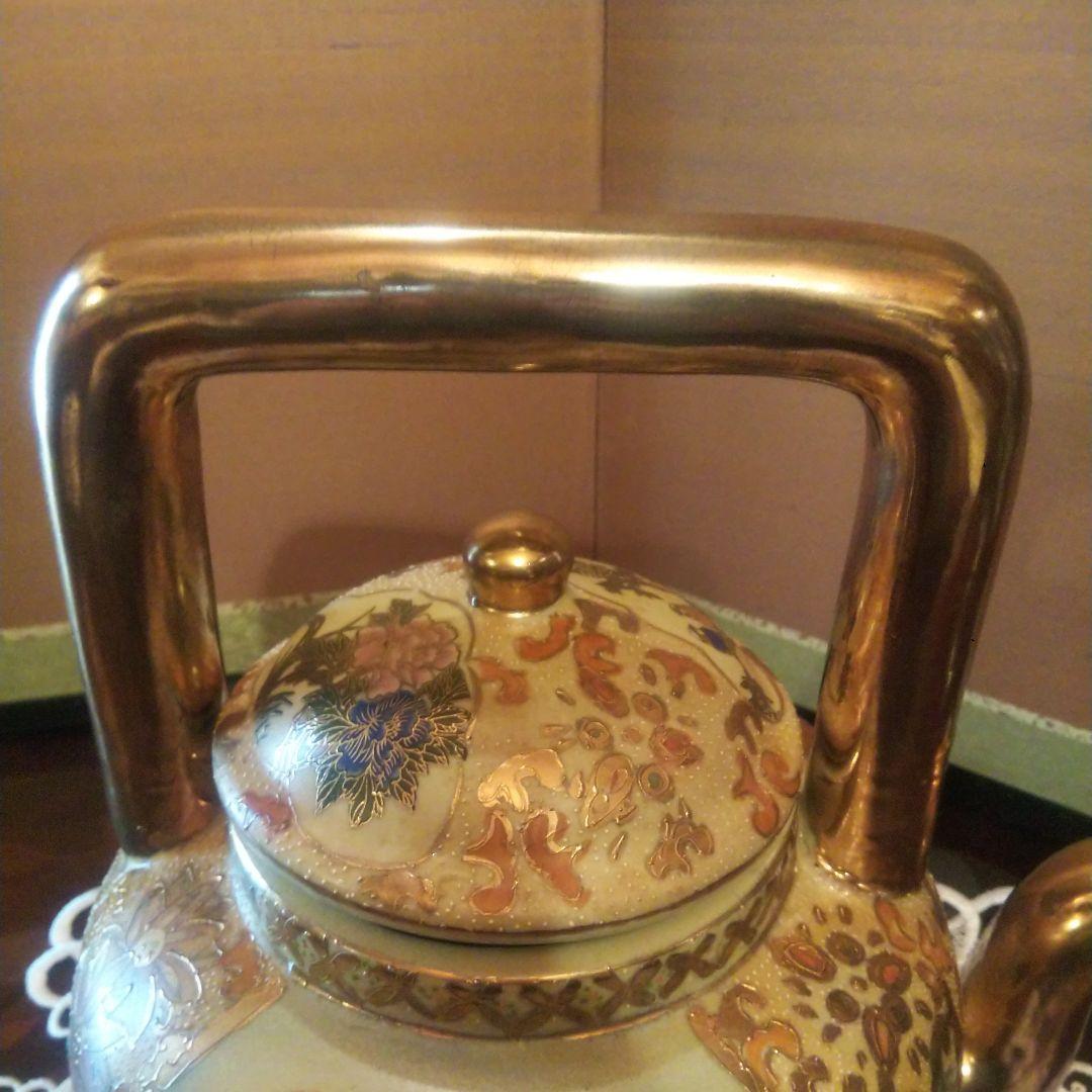 超巨大 薩摩焼 やかん？急須？ 置物 飾り 水入ります レア 珍品