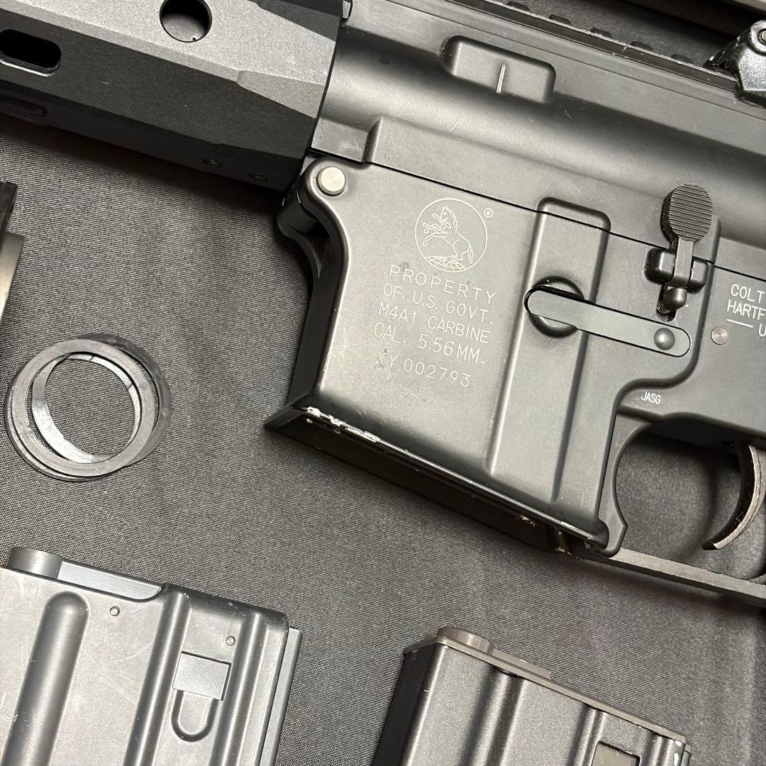 KSC M4TEG 電動ガン 外装カスタム部品込み