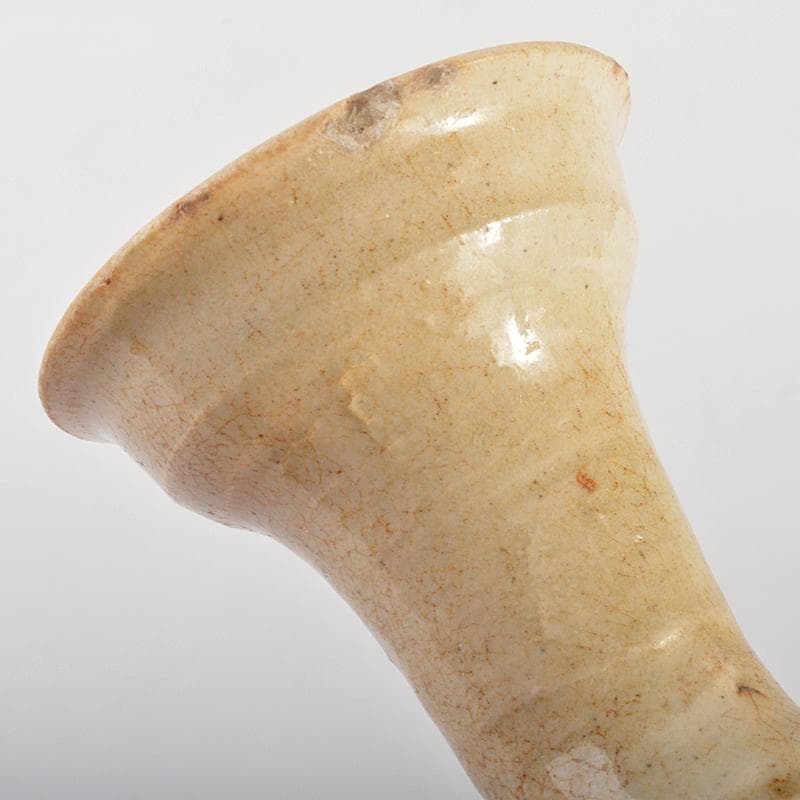 朝鮮美術　李朝　高麗白磁　碗口瓶　V　R7439